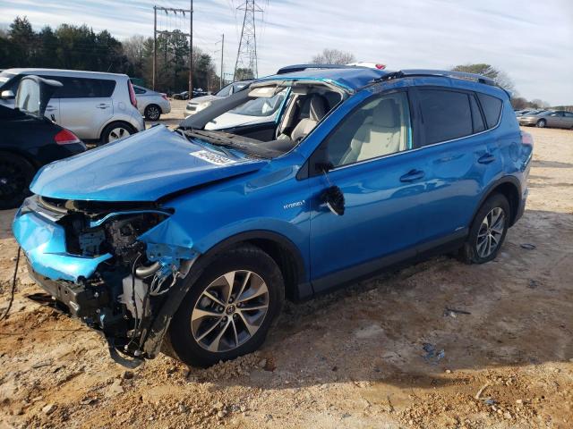 JTMRJREV2JD176443 - 2018 TOYOTA RAV4 HV LE BLUE photo 1