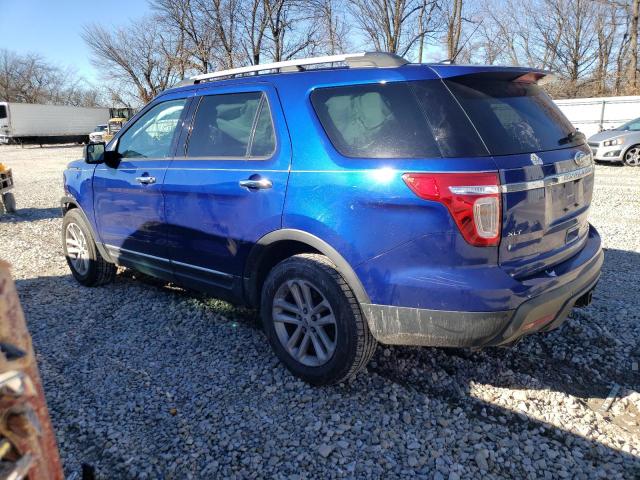 1FM5K8D87FGC36753 - 2015 FORD EXPLORER XLT BLUE photo 2