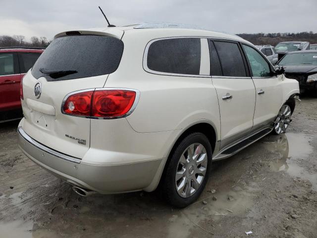 5GAKRCED9BJ296467 - 2011 BUICK ENCLAVE CXL WHITE photo 3