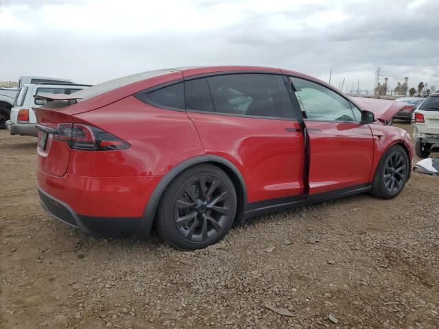 7SAXCAE58NF350603 - 2022 TESLA MODEL X RED photo 3