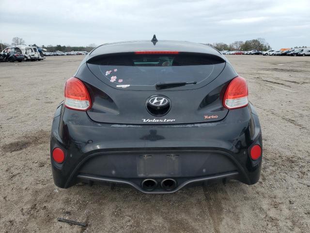 KMHTC6AE1EU205016 - 2014 HYUNDAI VELOSTER TURBO BLACK photo 6