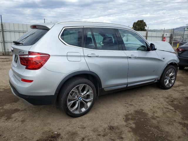 5UXWX7C37H0U43230 - 2017 BMW X3 XDRIVE35I SILVER photo 3