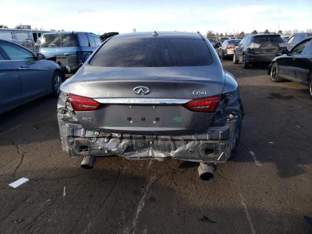 JN1CV7AR6KM350008 - 2019 INFINITI Q50 PURE GRAY photo 6