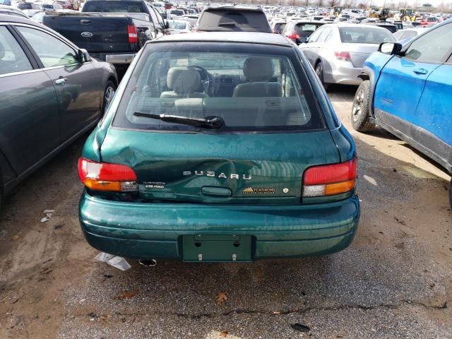 JF1GF4354WH802904 - 1998 SUBARU IMPREZA L GREEN photo 6