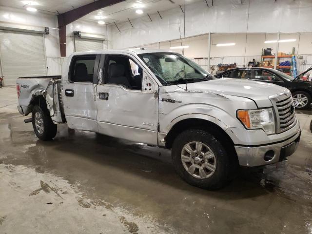 1FTFW1ET6CKE35910 - 2012 FORD F150 SUPERCREW SILVER photo 4