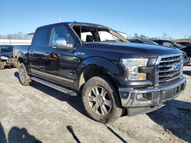 1FTEW1EPXHFA70422 - 2017 FORD F150 SUPERCREW BLACK photo 4