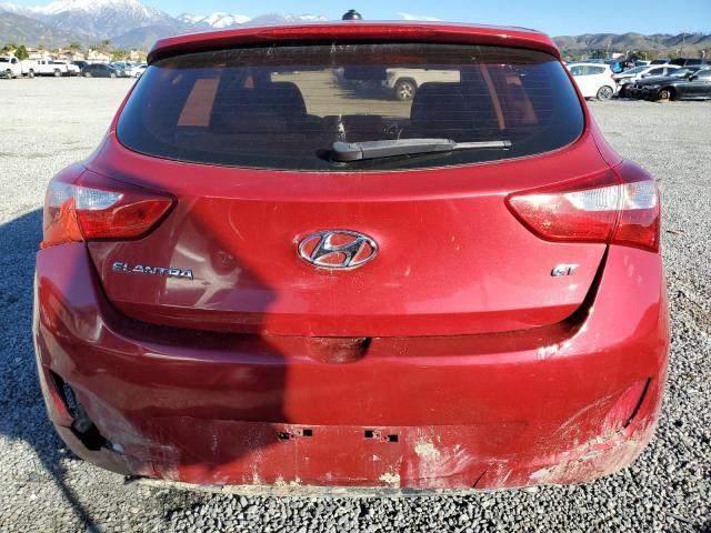 KMHD35LH4GU252288 - 2016 HYUNDAI ELANTRA GT RED photo 6