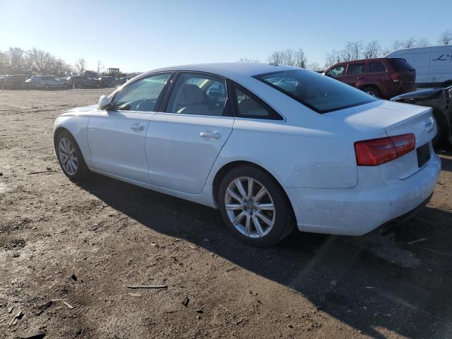 WAUGFAFC3EN060043 - 2014 AUDI A6 PREMIUM PLUS WHITE photo 2