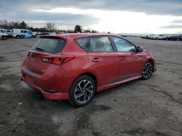 JTNKARJE0JJ568258 - 2018 TOYOTA COROLLA IM RED photo 3