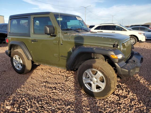 1C4GJXANXMW792692 - 2021 JEEP WRANGLER SPORT GREEN photo 4