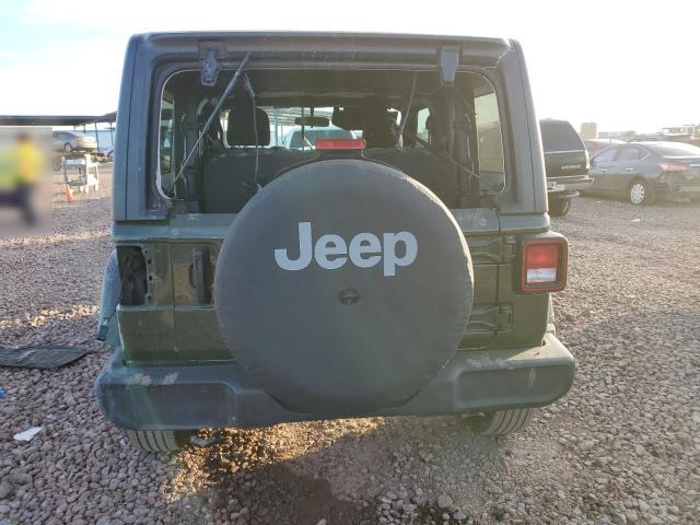 1C4GJXANXMW792692 - 2021 JEEP WRANGLER SPORT GREEN photo 6