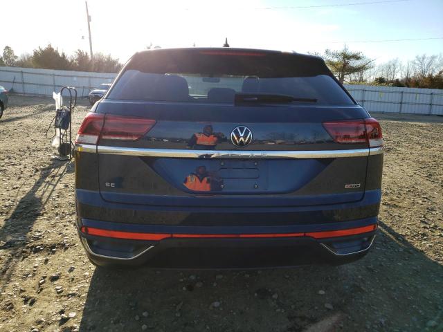 1V2KC2CA2MC204382 - 2021 VOLKSWAGEN ATLAS CROS SE Синий фото 6