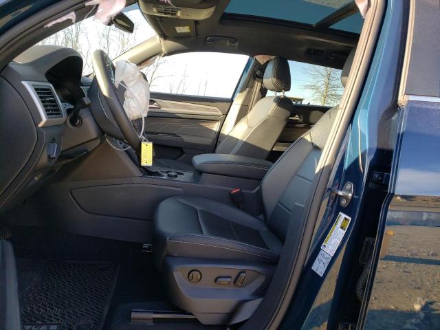 1V2KC2CA2MC204382 - 2021 VOLKSWAGEN ATLAS CROS SE Синий фото 7