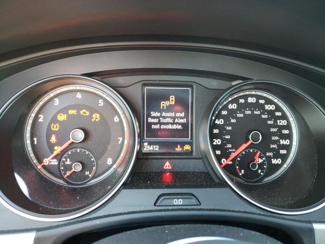 1V2KC2CA2MC204382 - 2021 VOLKSWAGEN ATLAS CROS SE Синий фото 9