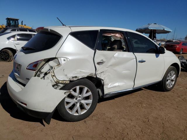 JN8AZ1MW0CW207265 - 2012 NISSAN MURANO S WHITE photo 3