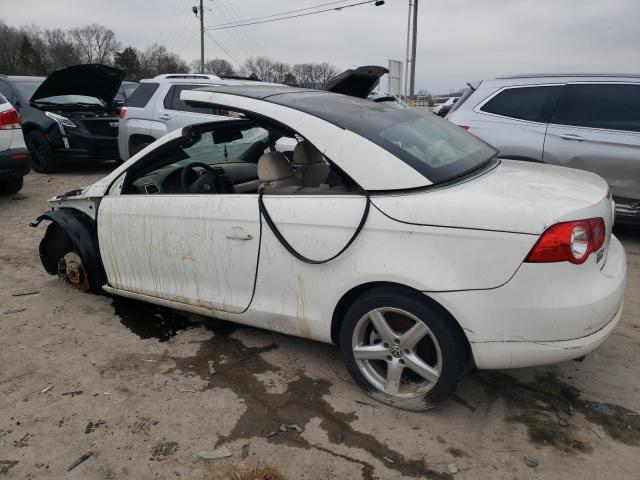 WVWDA71F07V036164 - 2007 VOLKSWAGEN EOS 2.0T SPORT WHITE photo 2