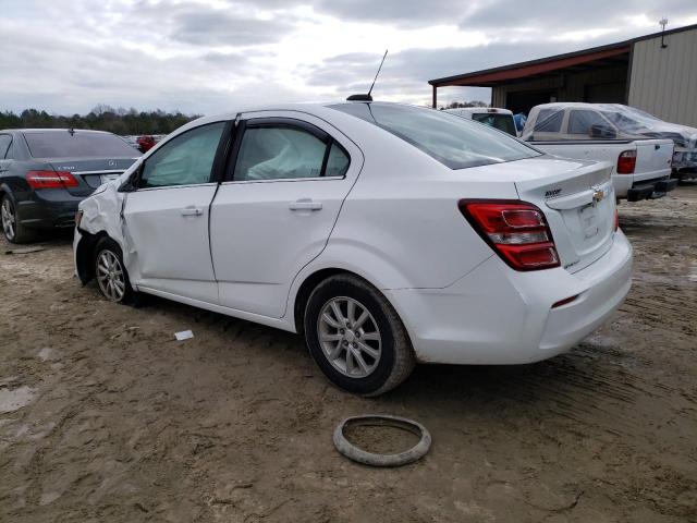 1G1JD5SG1H4125716 - 2017 CHEVROLET SONIC LT WHITE photo 2