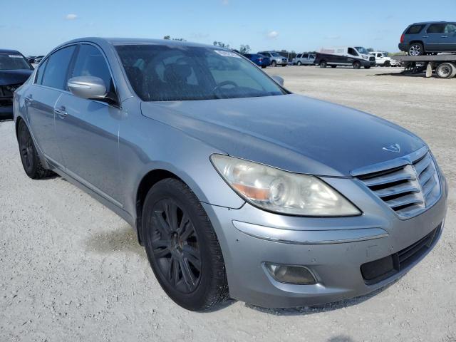 KMHGC4DFXBU120388 - 2011 HYUNDAI GENESIS 4.6L GRAY photo 4