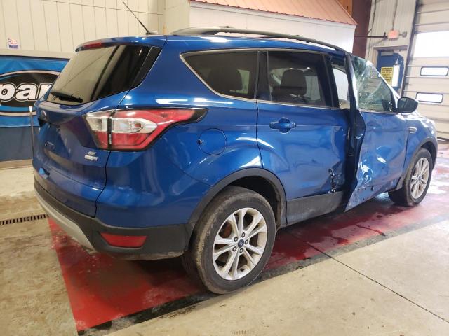 1FMCU9GD0HUB11923 - 2017 FORD ESCAPE SE BLUE photo 3