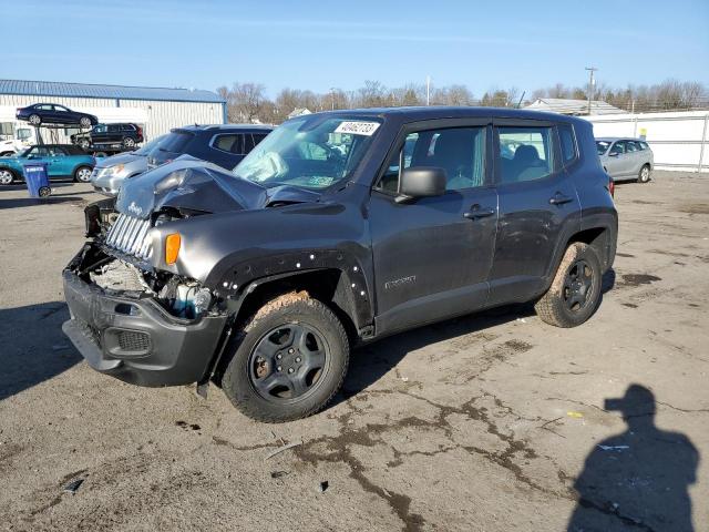 ZACCJBAB5HPF97996 - 2017 JEEP RENEGADE SPORT GRAY photo 1