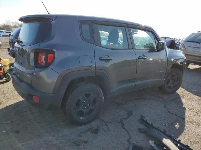 ZACCJBAB5HPF97996 - 2017 JEEP RENEGADE SPORT Մոխրագույն լուսանկար 3