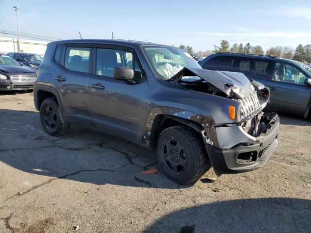 ZACCJBAB5HPF97996 - 2017 JEEP RENEGADE SPORT Մոխրագույն լուսանկար 4