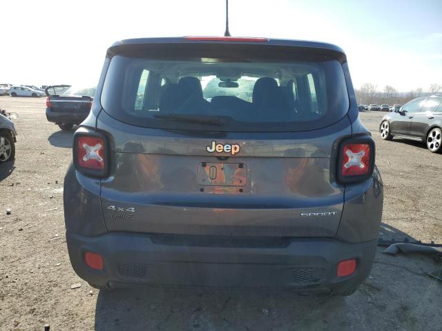 ZACCJBAB5HPF97996 - 2017 JEEP RENEGADE SPORT Մոխրագույն լուսանկար 6