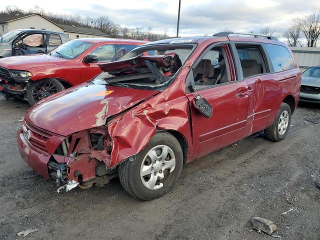 KNDMB233X96313208 - 2009 KIA SEDONA EX BURGUNDY photo 1