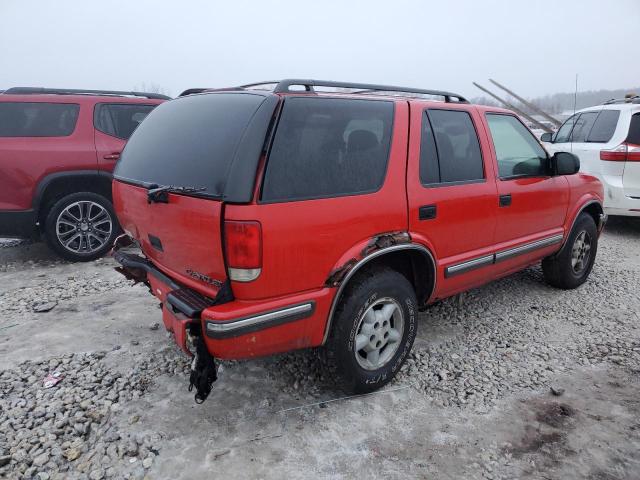 1GNDT13W4X2181513 - 1999 CHEVROLET BLAZER RED photo 3