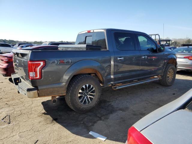 1FTEW1EG2GFB07395 - 2016 FORD F150 SUPERCREW GRAY photo 3