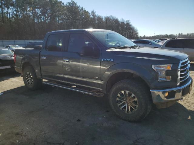 1FTEW1EG2GFB07395 - 2016 FORD F150 SUPERCREW GRAY photo 4