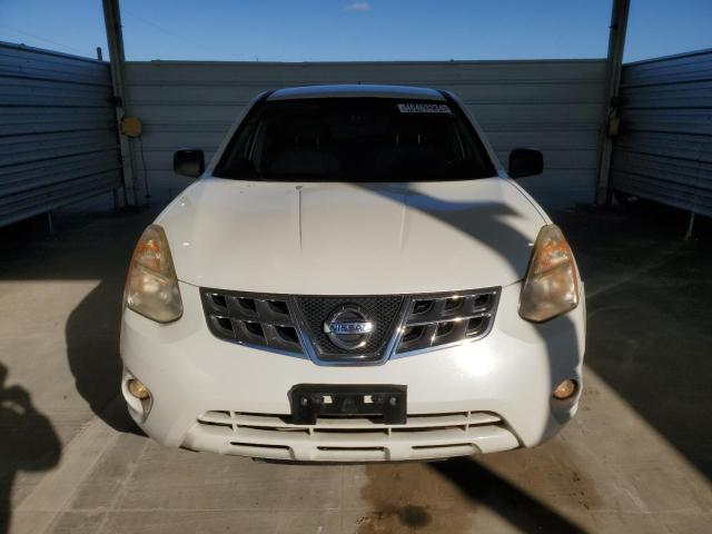 JN8AS5MTXCW268155 - 2012 NISSAN ROGUE S WHITE photo 5