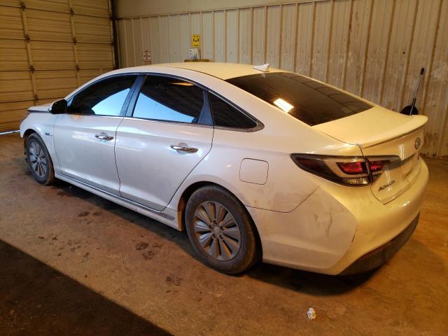 KMHE24L10GA013598 - 2016 HYUNDAI SONATA HYB WHITE photo 2