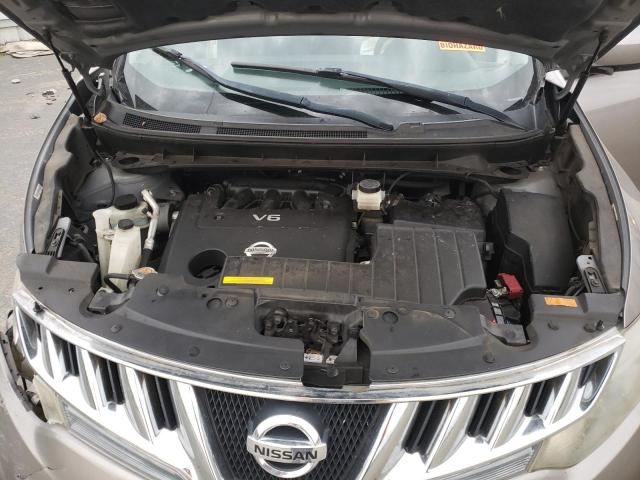 JN8AZ18W99W207218 - 2009 NISSAN MURANO S GRAY photo 12