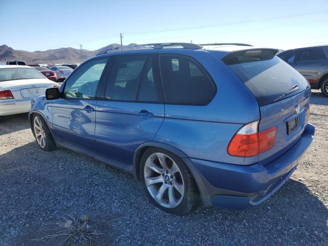 5UXFA935X4LE81559 - 2004 BMW X5 4.8IS BLUE photo 2