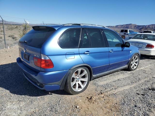 5UXFA935X4LE81559 - 2004 BMW X5 4.8IS BLUE photo 3