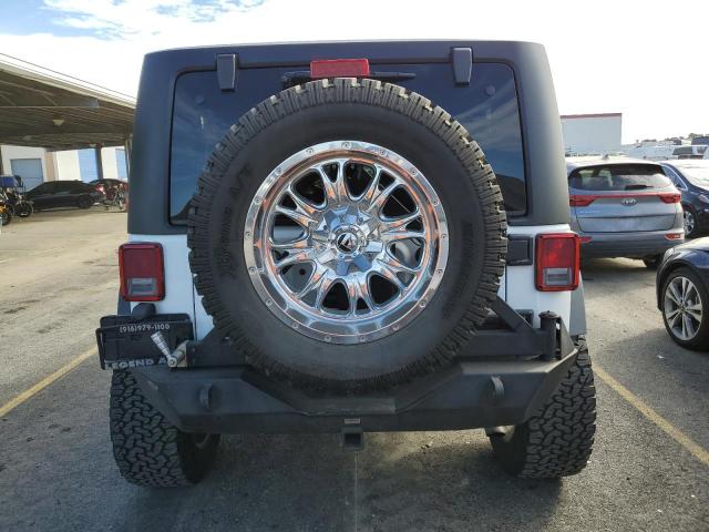 1C4AJWAG7DL594199 - 2013 JEEP WRANGLER SPORT WHITE photo 6