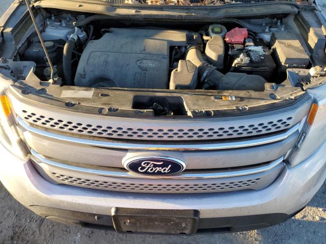 1FM5K8B89DGB82033 - 2013 FORD EXPLORER SILVER photo 12