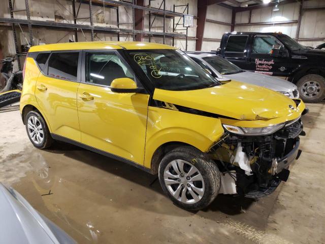 KNDJ23AU9L7108484 - 2020 KIA SOUL LX YELLOW photo 4