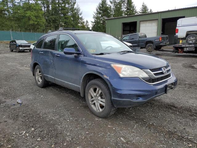 5J6RE4H74AL022689 - 2010 HONDA CR-V EXL BLUE photo 4