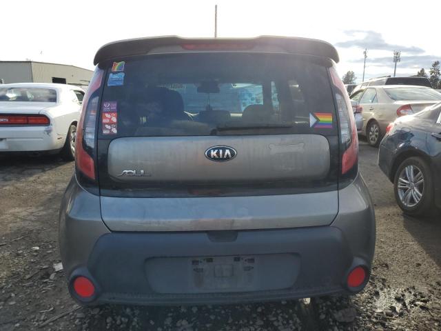 KNDJN2A22E7067750 - 2014 KIA SOUL GRAY photo 6