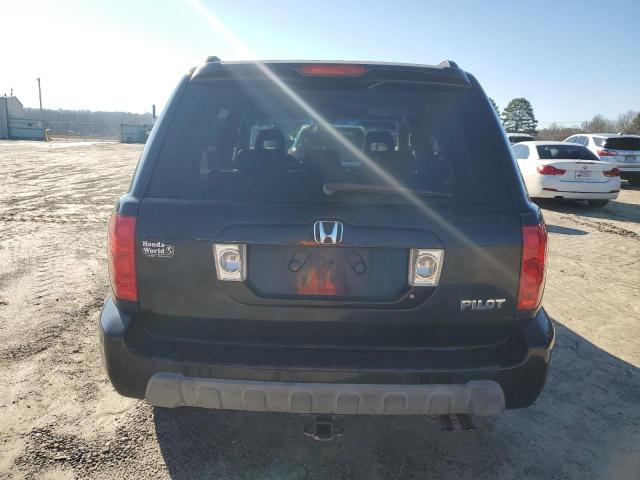 5FNYF18625B011882 - 2005 HONDA PILOT EXL BLACK photo 6