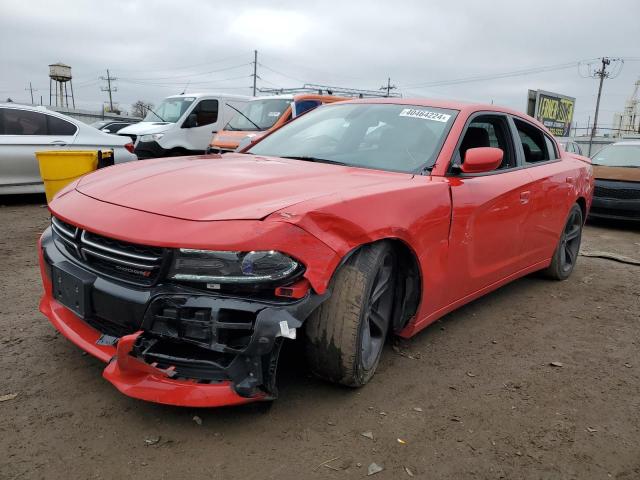 2C3CDXBG3HH643653 - 2017 DODGE CHARGER SE RED photo 1