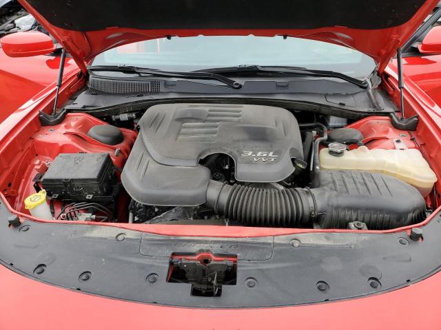 2C3CDXBG3HH643653 - 2017 DODGE CHARGER SE RED photo 11