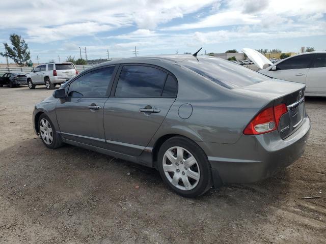 2HGFA1F50AH557506 - 2010 HONDA CIVIC LX GRAY photo 2