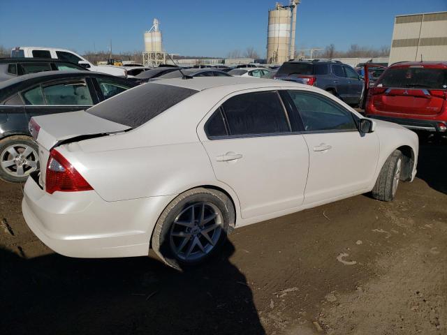 3FAHP0JG0BR225859 - 2011 FORD FUSION SEL WHITE photo 3