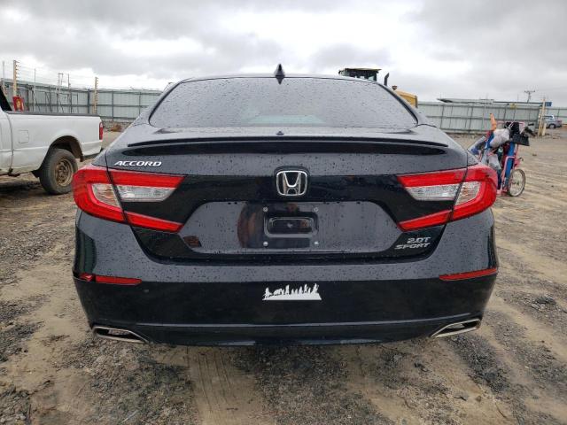 1HGCV2F30NA010042 - 2022 HONDA ACCORD SPORT BLACK photo 6