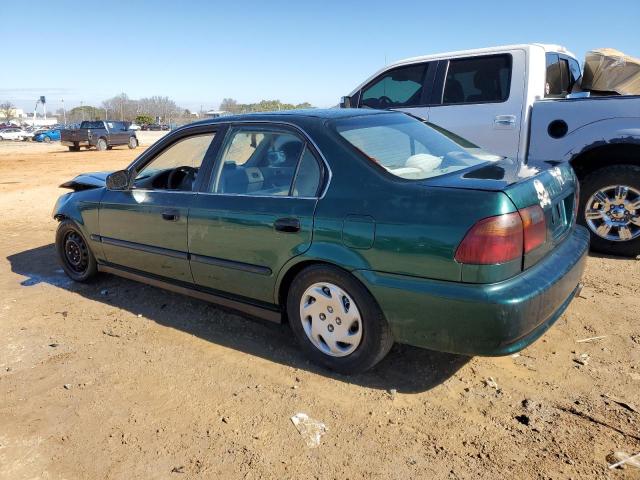 2HGEJ6673YH605228 - 2000 HONDA CIVIC LX GREEN photo 2