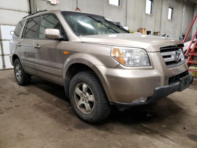 5FNYF18567B017064 - 2007 HONDA PILOT EXL TAN photo 4