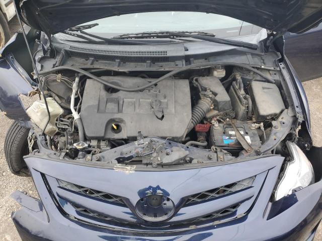 2T1BU4EE1BC696031 - 2011 TOYOTA COROLLA BASE BLUE photo 11